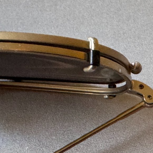 Vintage 90's Gorgio Armani bronze tone eyeglasses - Picture 10 of 12